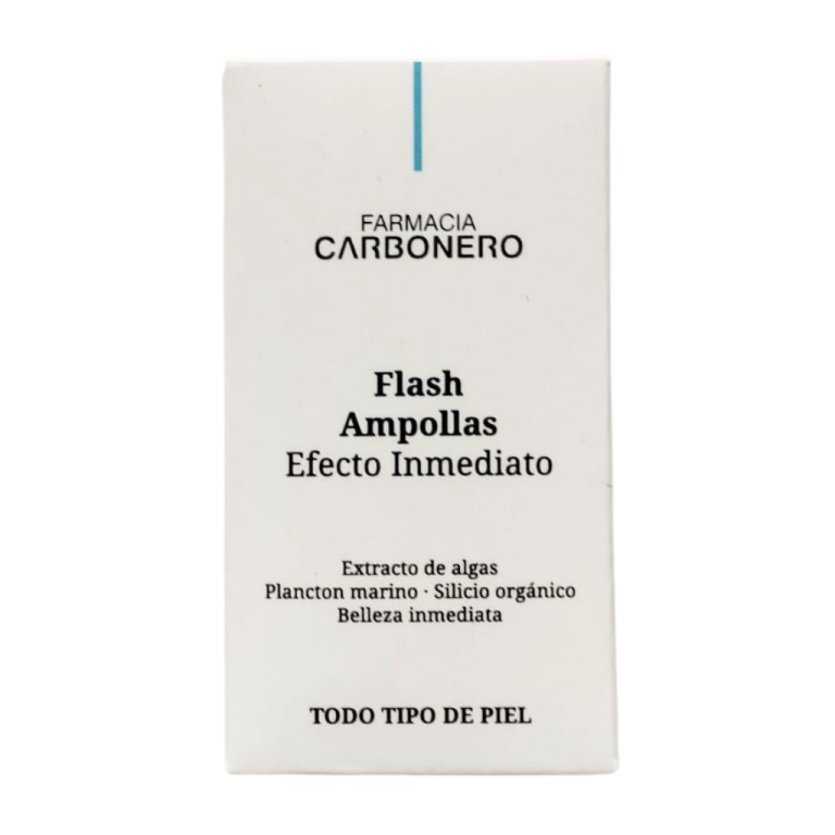 Ampollas flash efecto inmediato